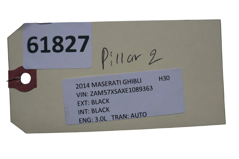 Load image into Gallery viewer, 14-19 Maserati Ghibli Front Left Driver Side A Pillar Trim Panel Black OEM