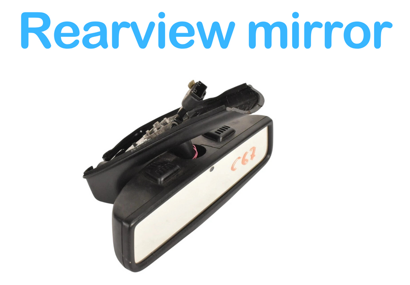 Load image into Gallery viewer, 14-17 Maserati Quattroporte GTS Ghibli Interior Upper Rear View Mirror Oem