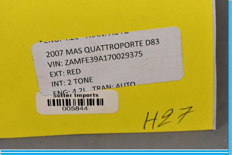 Load image into Gallery viewer, 03-12 Maserati Quattroporte Front Left Driver Side Heat Rest Headrest Oem