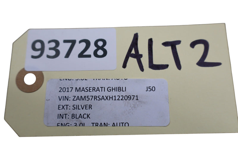 Load image into Gallery viewer, 14-21 Maserati Ghibli Quattroporte Engine Alternator Generator 30318724485 Oem