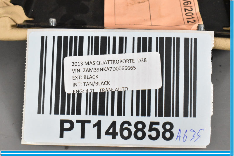 Load image into Gallery viewer, 09-13 Maserati Quattroporte M139 Under Lower Dash OBD Cover Trim Pad Oem