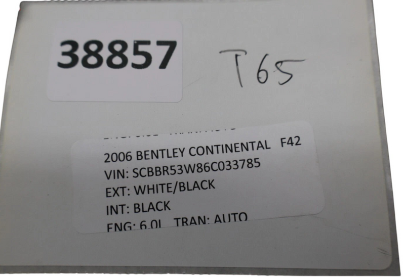 Load image into Gallery viewer, 06-12 Bentley Continental Rear Center Console Storage Compartment 3W5864344A Oem