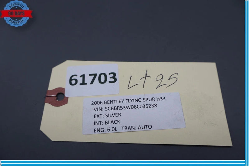 Load image into Gallery viewer, 06-12 Bentley Continental Rear Bumper Lower Guard Shield Cover 3W5825508B OEM