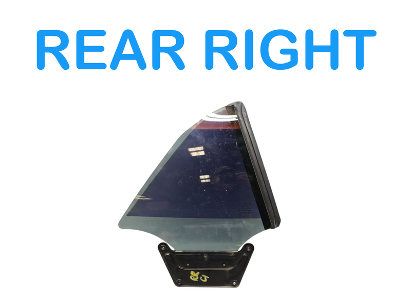 Load image into Gallery viewer, 07-15 Jaguar XF XFR XK XKR X250 Rear Right Passenger Quarter Window Glass Oem