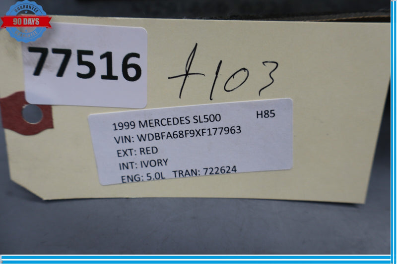 Load image into Gallery viewer, 90-02 Mercedes R129 500SL SL320 Right Passenger Side Sun Visor Trim Cover Oem