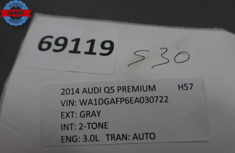 Load image into Gallery viewer, 13-17 Audi Q5 SQ5 Rear Right Passenger Side Interior Door Panel 8r0867304 Oem