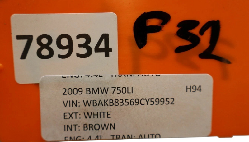 Load image into Gallery viewer, 09-15 BMW F01 750i 750Li Rear Right Side Wheel Fender Liner Splash Shield Oem