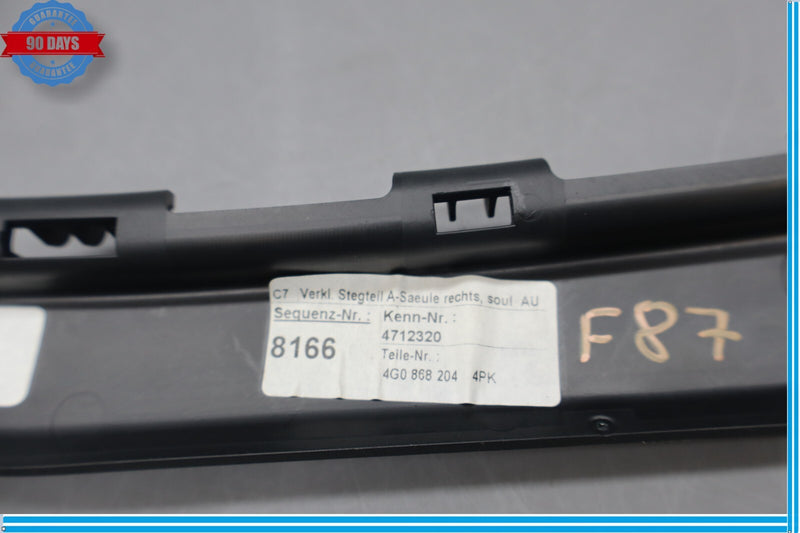 Load image into Gallery viewer, 12-18 Audi A6 Quattro Front Right Passenger Side Lower A Pillar Trim Cover Oem