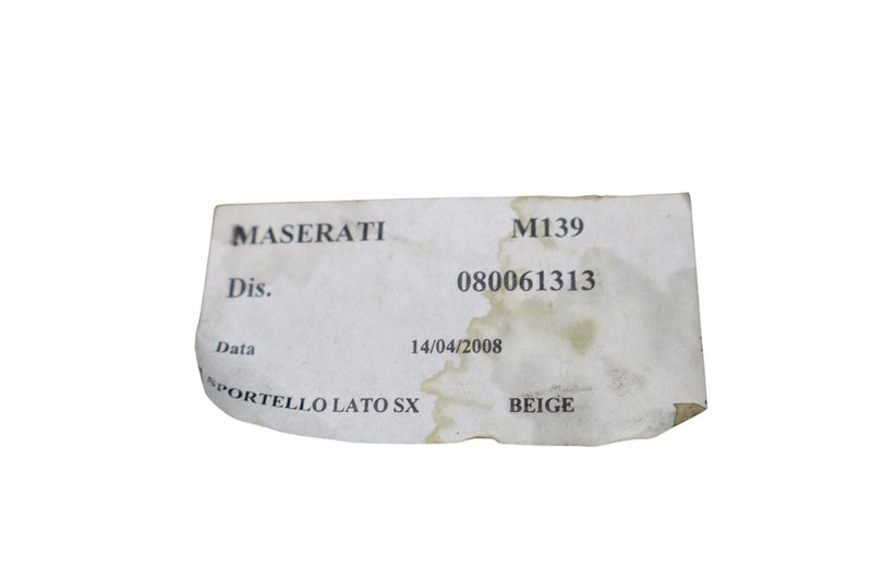 Load image into Gallery viewer, 03-13 Maserati Quattroporte M139 Rear Left Trunk Storage Compartment Cover Oem