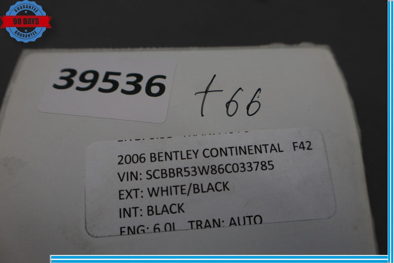 Load image into Gallery viewer, 06-12 Bentley Continental GT Rear Right Side Trunk Boot Trim Cover Panel Oem