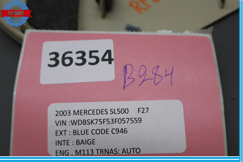 Load image into Gallery viewer, 03-06 Mercedes SL500 SL600 Right Side Dashboard Dash Trim Panel Cover Oem