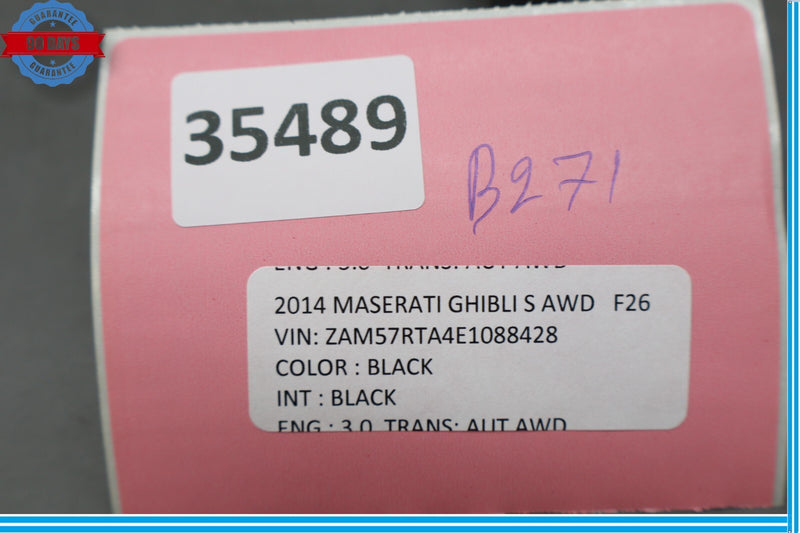 Load image into Gallery viewer, 14-20 Maserati Ghibli S Rear Left Driver Seat Belt Seatbelt Buckle Oem
