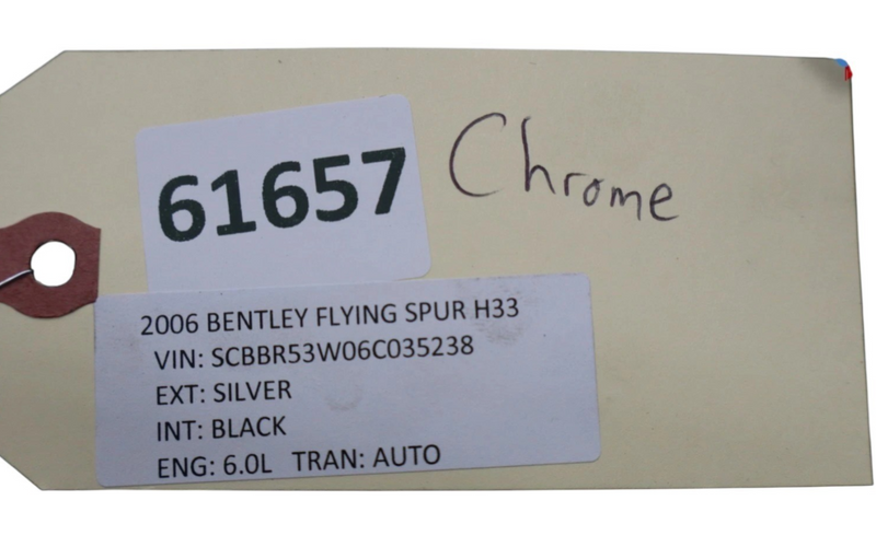 Load image into Gallery viewer, 06-12 Bentley Continental Flying Spur Rear Right Window Chrome Trim Molding Oem