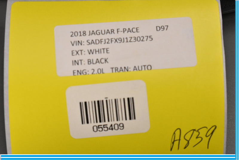 Load image into Gallery viewer, 18 - 20 Jaguar E-Pace Rear Right Passenger Side Interior Door Lock Handle Oem
