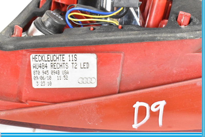 Load image into Gallery viewer, 09 10 11 12 AUDI S5 A5 RIGHT REAR INNER TAIL LAMP LED PART # 8T0 945 094 B