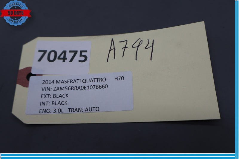 Load image into Gallery viewer, 14-19 Maserati Quattroporte Front Right Side Floor Carpet Panel Trim Cover Oem