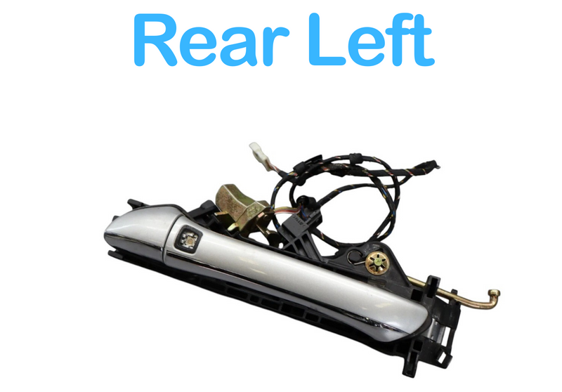 Load image into Gallery viewer, 00-06 Mercedes S600 W220 Rear Left Driver Side Exterior Door Handle Sliver Oem