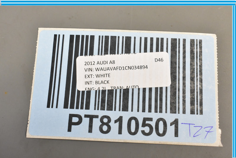 Load image into Gallery viewer, 11-15 Audi A8 Quattro Left Driver Lower Quarter Lid Cover Trim 4H0864607K Oem