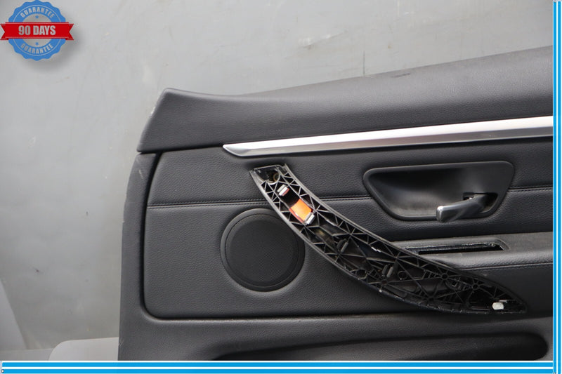 Load image into Gallery viewer, 14-20 BMW 428i Front Right Passenger Side Interior Door Panel Cover Black Oem