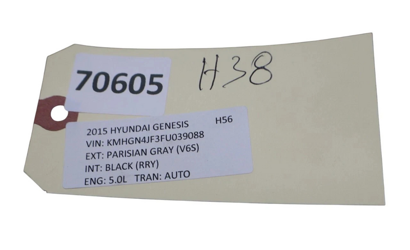 Load image into Gallery viewer, 15-20 Hyundai Genesis G80 Rear Right Passenger Seat Head Rest Headrest Black Oem