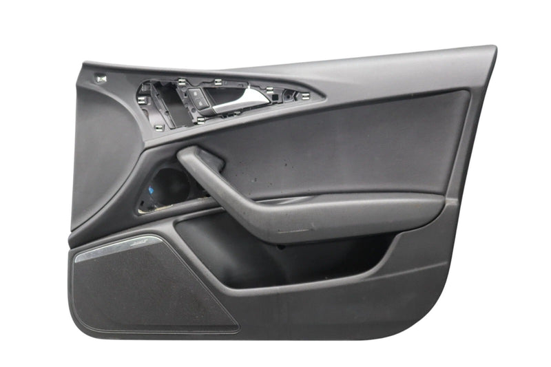 Load image into Gallery viewer, 12-18 Audi A6 Quattro Front Right Passenger Side Interior Door Panel Black Oem
