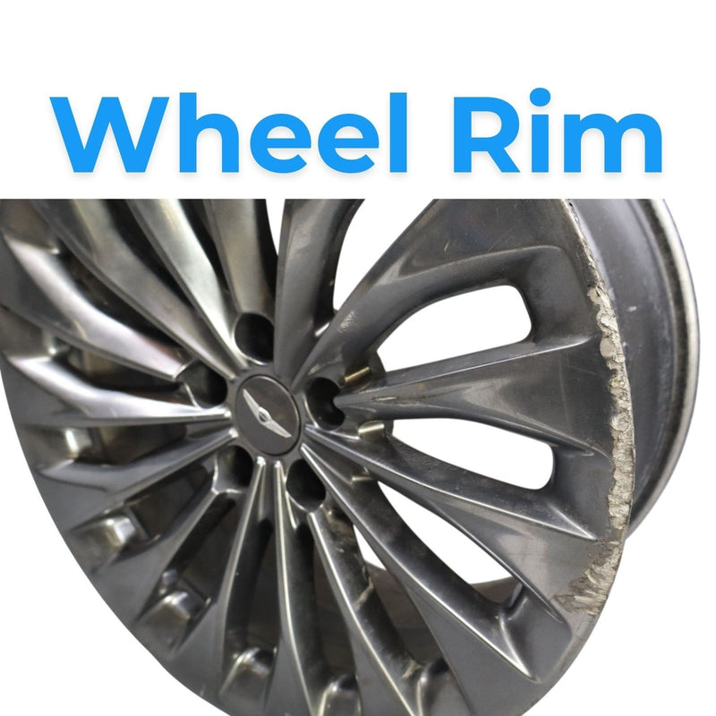 Load image into Gallery viewer, 17-19 Hyundai Genesis G90 19" Front Alloy Wheel Rim 15 Spoke 52910D2210 Oem