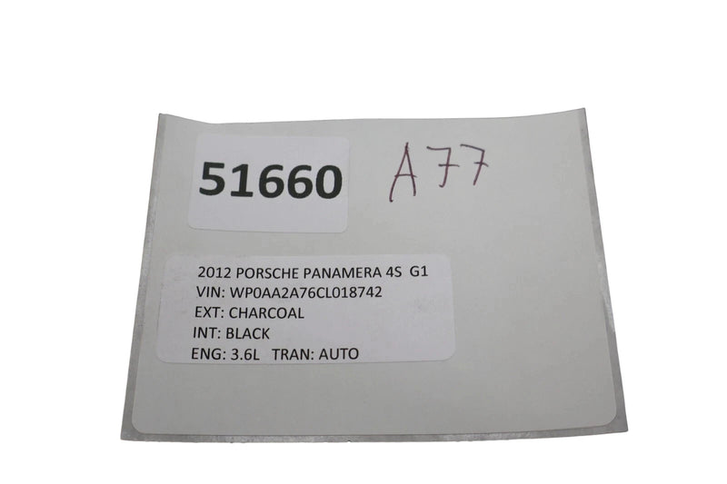 Load image into Gallery viewer, 10-13 Porsche Panamera Rear Left Tailgate Support Bracket Trim 97051288105 Oem