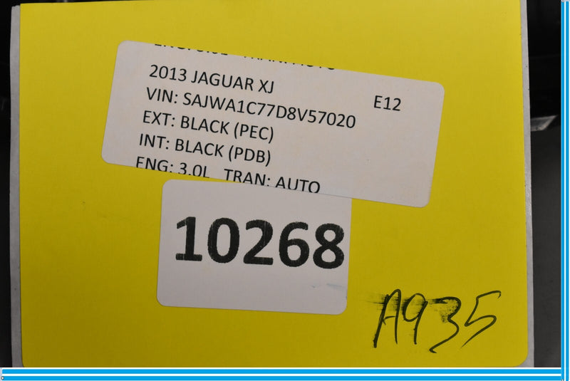 Load image into Gallery viewer, 10-15 Jaguar XJ XJL Center Console Back Upper Cover Panel Trim Gap Plate Oem