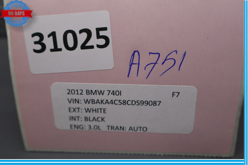 Load image into Gallery viewer, 09-15 BMW 740i 740Li 750i Rear Right Side Seatbelt Seat Belt Retractor Oem