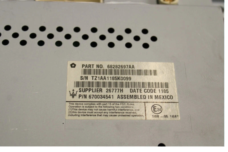 Load image into Gallery viewer, 14-20 Maserati Ghibli Front Dash Display Screen Media Head Unit 68282697AA OEM