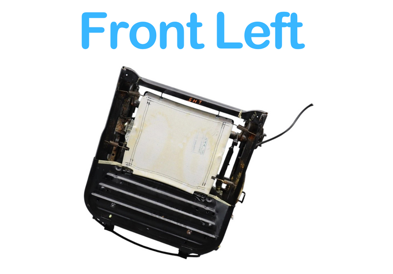 Load image into Gallery viewer, 03-13 Maserati Quattroporte S Front Left Side Seat Rail Frame W/Motors Oem