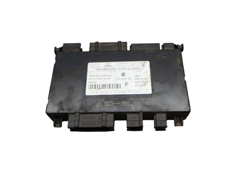Load image into Gallery viewer, 03-12 Mercedes W219 CLS550 E320 ML500 E350 Left Side Seat Control Module Oem