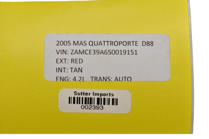 Load image into Gallery viewer, 04-13 Maserati Quattroporte Rear Trunk Handle License Plate Trim Oem