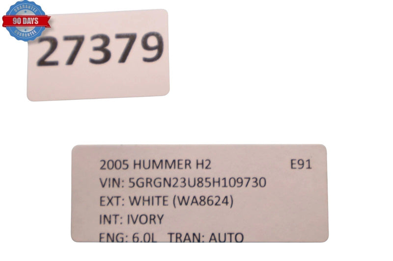 Load image into Gallery viewer, 03-07 Hummer H2 Front Right Passenger Side Seat Upper Cushion 88940370 Oem