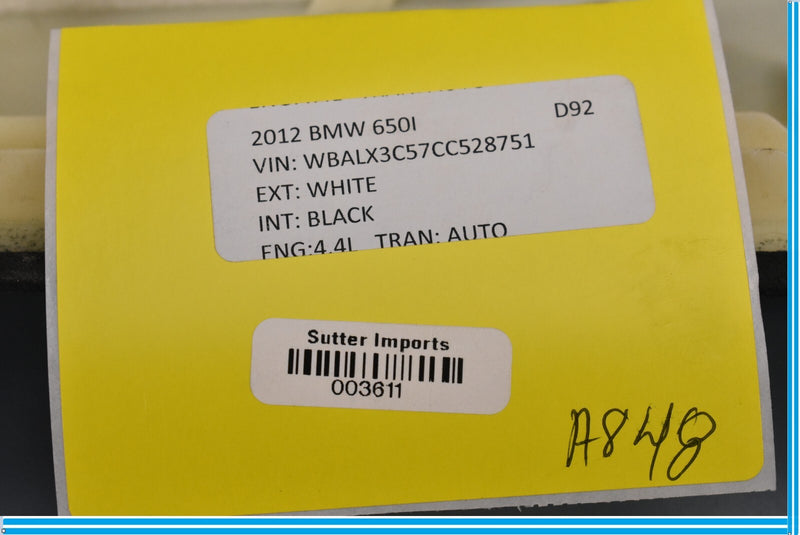 Load image into Gallery viewer, 12-18 BMW 650i 640i F12 Right Side C Pillar Trim Cover Alcantara Oem