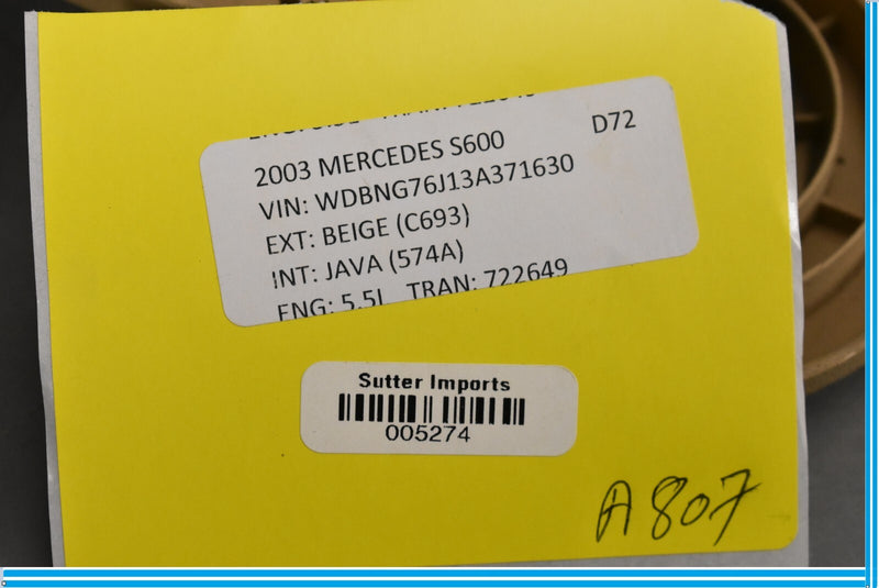 Load image into Gallery viewer, 03-06 Mercedes S500 S600 Front Right Passenger Side Seat Cushion Trim Cover Oem