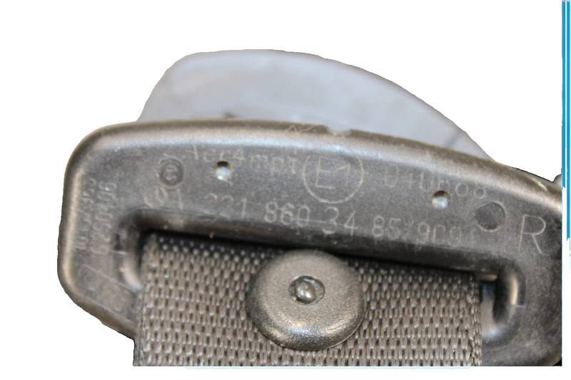 Load image into Gallery viewer, 07-10 Mercedes S600 W221 Front Right Passenger Side Seat Belt Black Oem