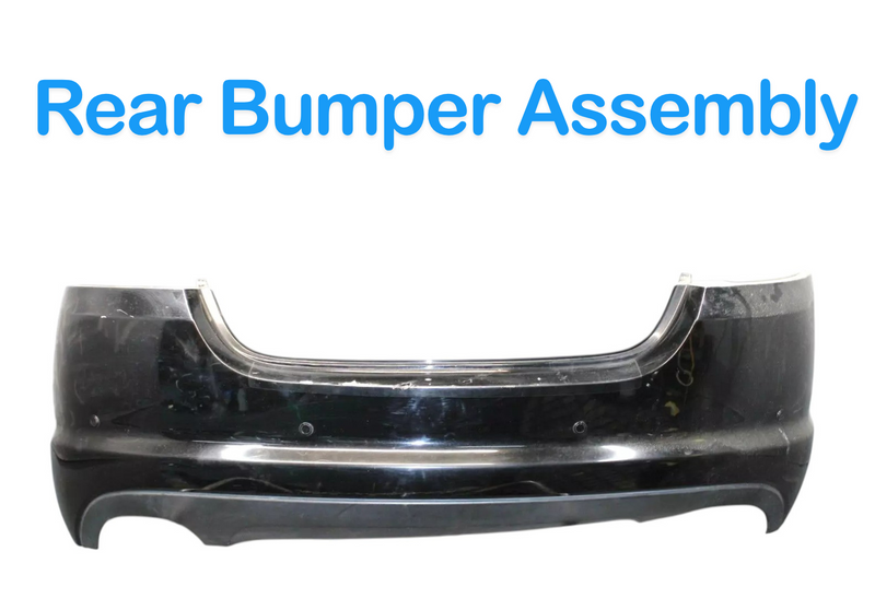 Load image into Gallery viewer, 09-11 Jaguar XF Rear Bumper Cover Assembly W/ Parking Assistant Black OEM