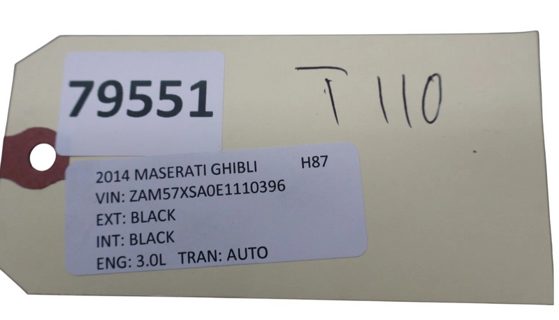 Load image into Gallery viewer, 14-16 Maserati Ghibli M157 Front Left Side Interior A Pillar Trim Panel Oem
