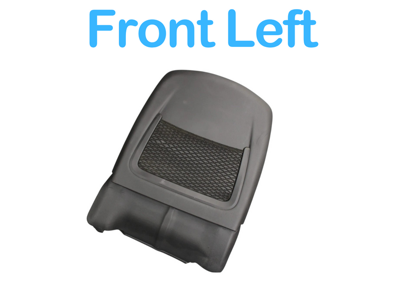 Load image into Gallery viewer, 14-17 Maserati Ghibli Front Left Driver Side Seat Back Plate Cover Panel OEM