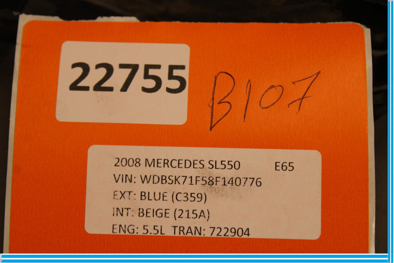 Load image into Gallery viewer, 03-08 Mercedes R230 SL550 Front Left Bumper Cover Turn Signal Light Bracket Oem