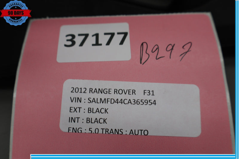 Load image into Gallery viewer, 07-12 Land Rover Range Rover Front Right Side Seat Inner Cover Black Oem