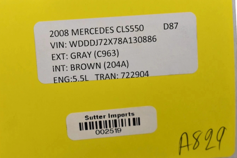 Load image into Gallery viewer, 06-15 Mercedes W219 CLS550 G550 MAF Mass Air Flow Meter Sensor 2730940948 Oem