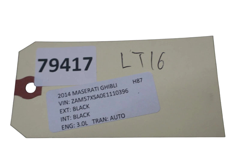 Load image into Gallery viewer, 14-19 Maserati Ghibli M157 Rear Trunk Deck Lid Liner Trim Cover Panel Oem