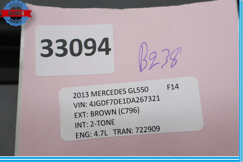 Load image into Gallery viewer, 13-16 Mercedes X166 GL550 Front Right Side Door Body Weatherstrip Seal Oem