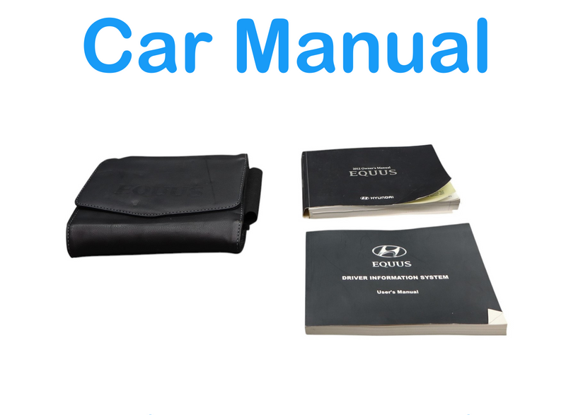 Load image into Gallery viewer, 2012 Hyundai Equus SIG Owner User Manual Guide Book W/ Case Cover Oem