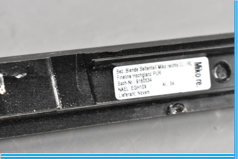 Load image into Gallery viewer, 09-15 BMW 750Li F01 F02 Right Center Console Trim Cover Panel Wood Molding Oem