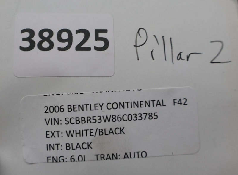 Load image into Gallery viewer, 06-12 Bentley Continental Flying Spur Front Left Interior Trim A Pillar Oem