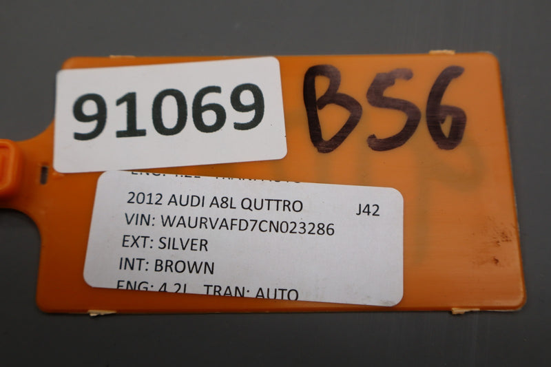 Load image into Gallery viewer, 11-18 Audi A8 A8 Quattro Rear Seat Lower Bottom Cushion Brown 4H0885203 Oem