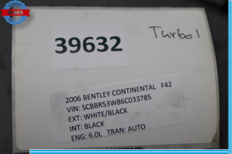 Load image into Gallery viewer, 03-08 Bentley Continental GTC GT 6.0L W12 Right Side Turbocharger Turbo Oem
